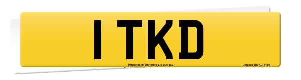 Registration number 1 TKD